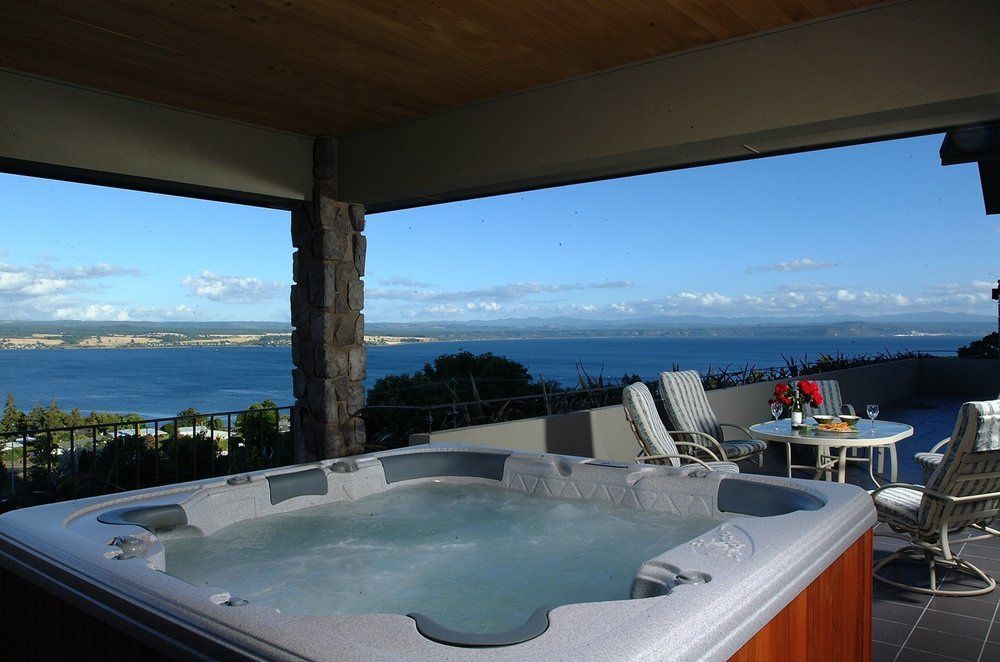 Tauhara Sunrise Lodge Taupo Kültér fotó